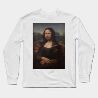 The Moaning Lisa (Karl Pilkington) Long Sleeve T-Shirt